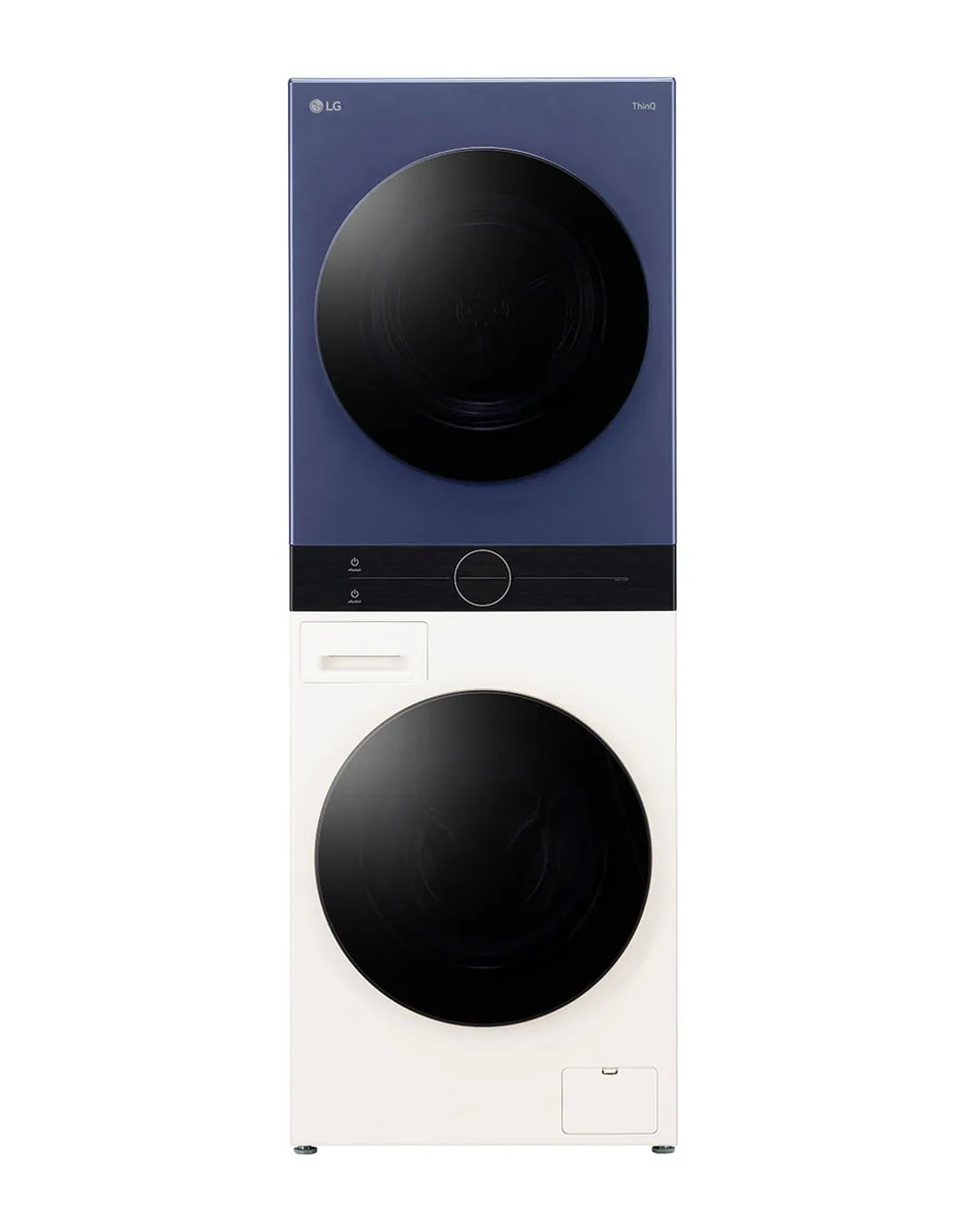 LG WashTower WT1410NHEN ซัก 14 กก. / อบ 10 กก. สี Navy/Beige